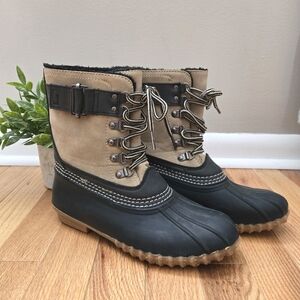 Esprit Womens Duck Boots Fleece Lined Snow / Rain